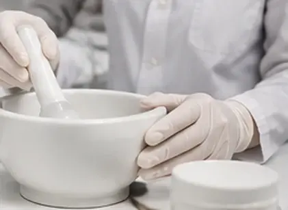 Illustrative editorial image: Compounding pharmacies