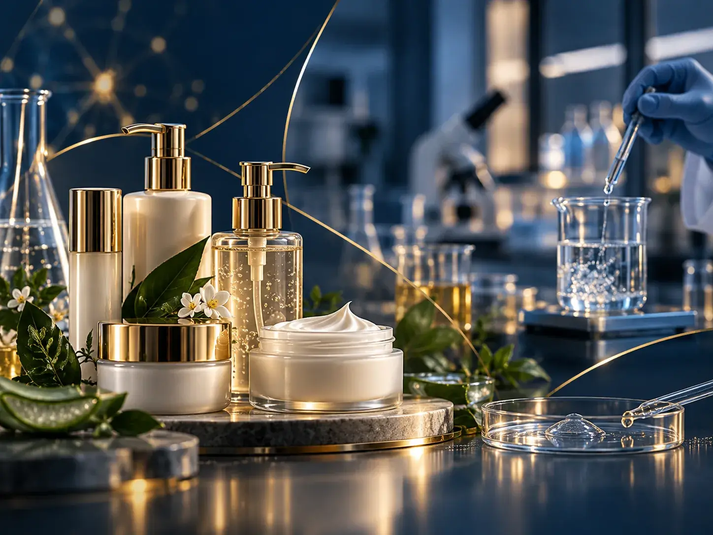 Illustrative editorial image: Cosmetics